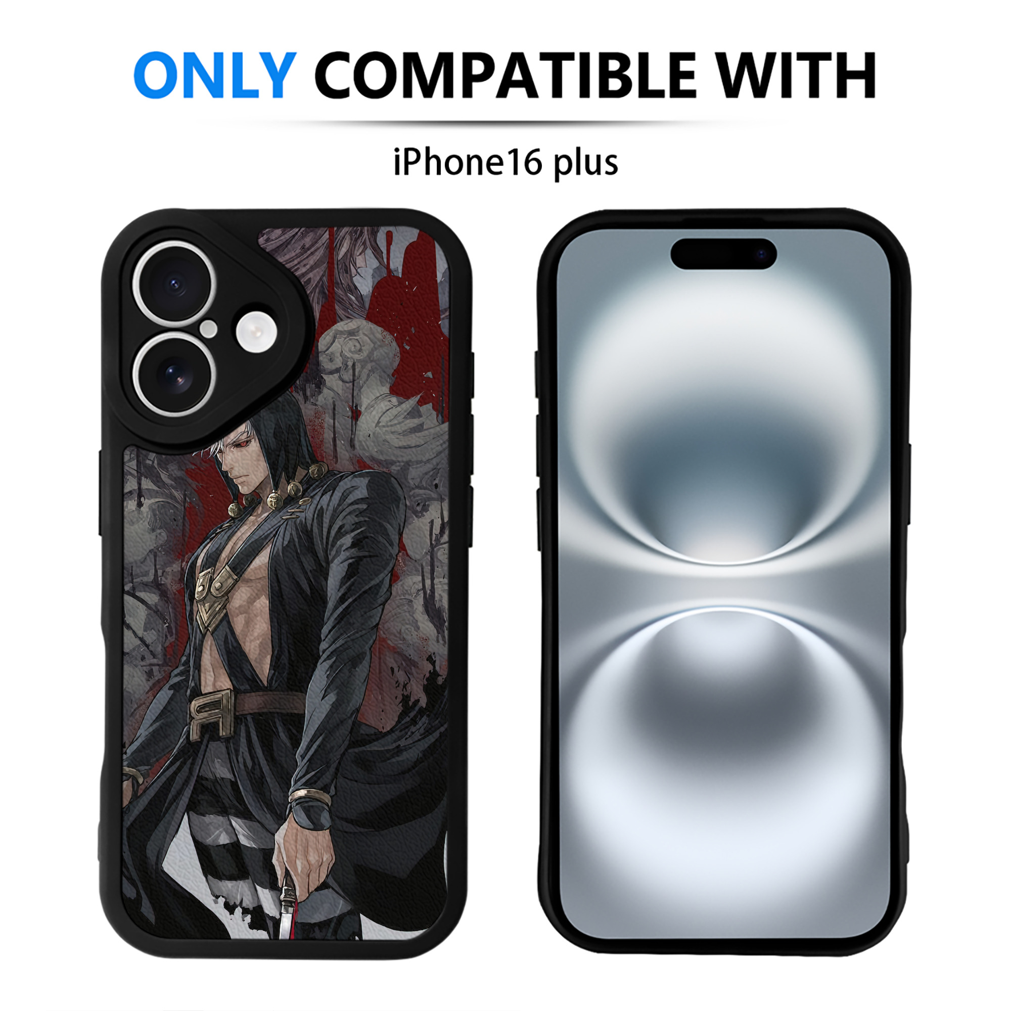 （画像用） ジョジョの奇妙な冒険 JoJo's Bizarre Adventure 【iPhone 16シリーズ対応】シリコンスマホケース（レザー調） 材質：シリコン